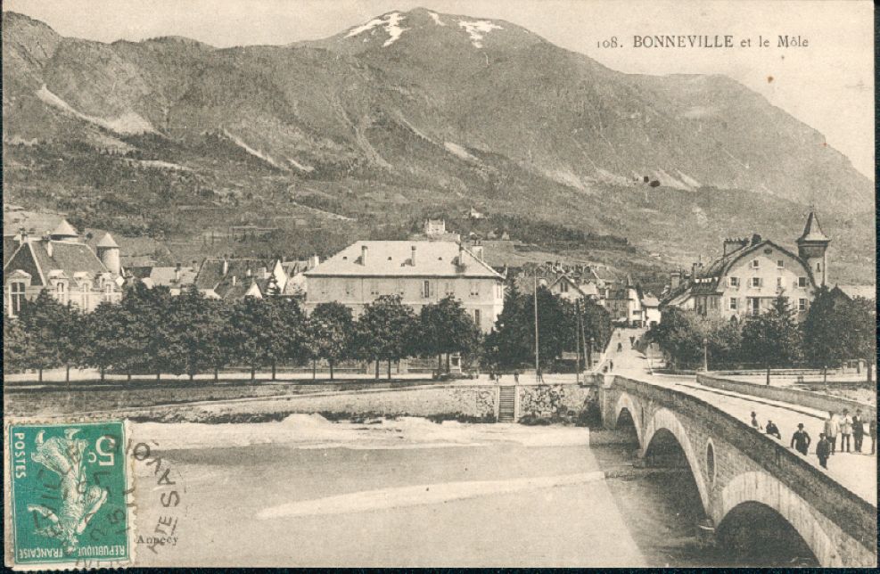 Le Môle depuis Bonneville - l:987, h:644