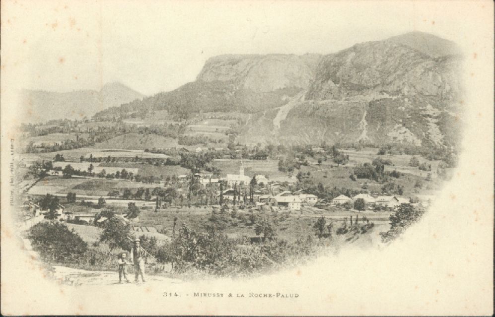 Mieussy et la Roche-Palud - l:997, h:639