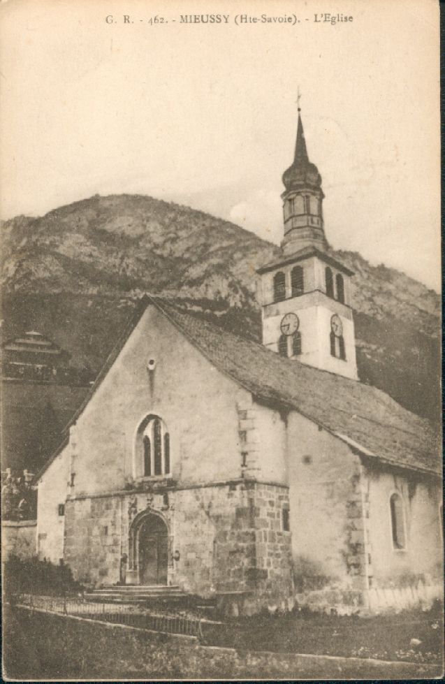 Mieussy, son église - l:637, h:979