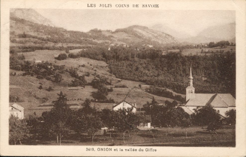 Onnion et la vallée du Giffre - l:990, h:634