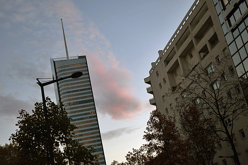 Lyon, Rue Garibaldi, tour Incity