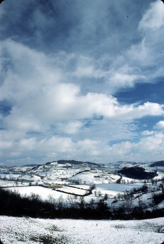 Vers Panissières (Loire) 24 janvier 1985