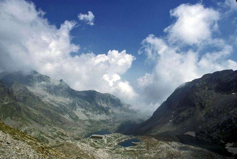 Mercantour côté Italie, lac del Claus, août 1991