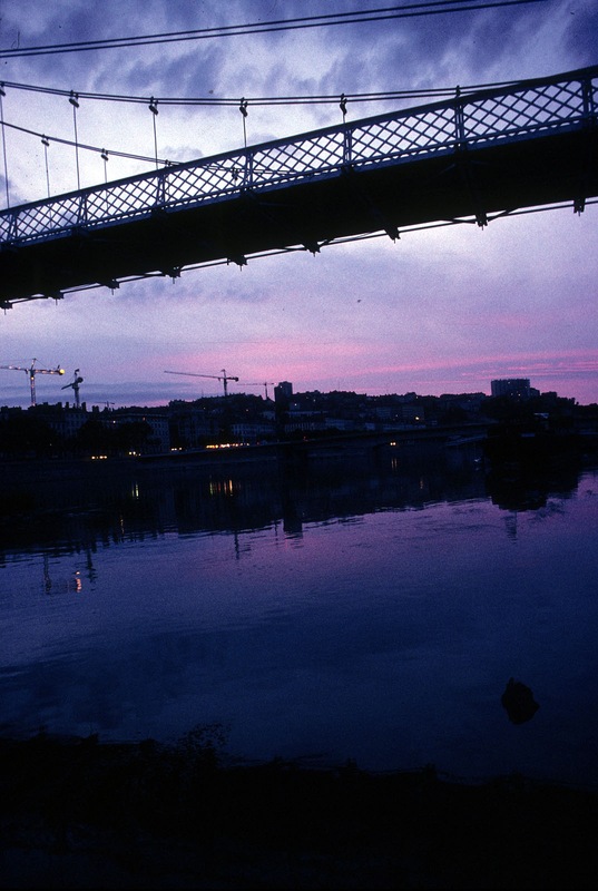 Lyon, passerelle du lycée Ampère #2630