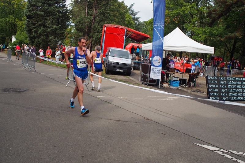 WMAC Lyon 2015, 9 août, 10km M60, Gérard Perez