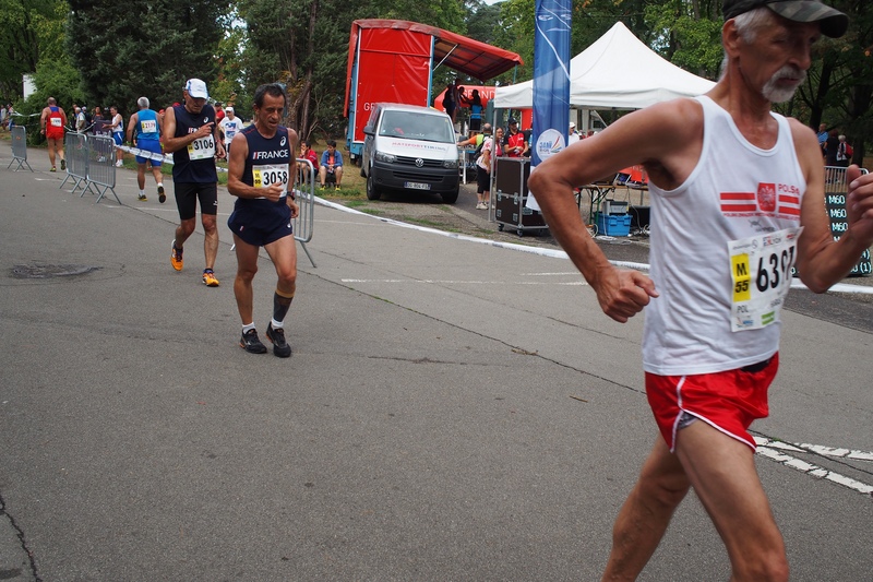 WMAC Lyon 2015, 9 août, 10km M505560, Christophe Petit, Pascal Palluy, Riszard Harasinski