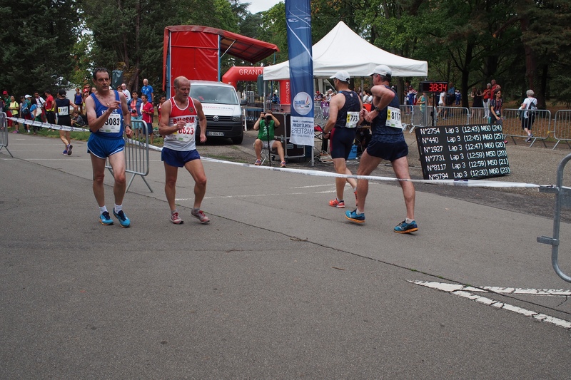 WMAC Lyon 2015, 9 août, 10km M60, Gérard Perez, Sergey Lyzhin