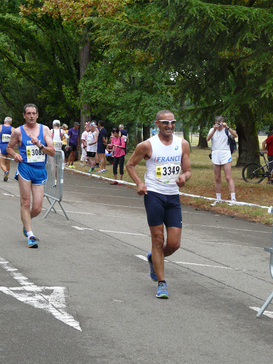 WMAC Lyon 2015, 9 août, 10km M60-55, Gérard Perez, Abdelaziz Seffari