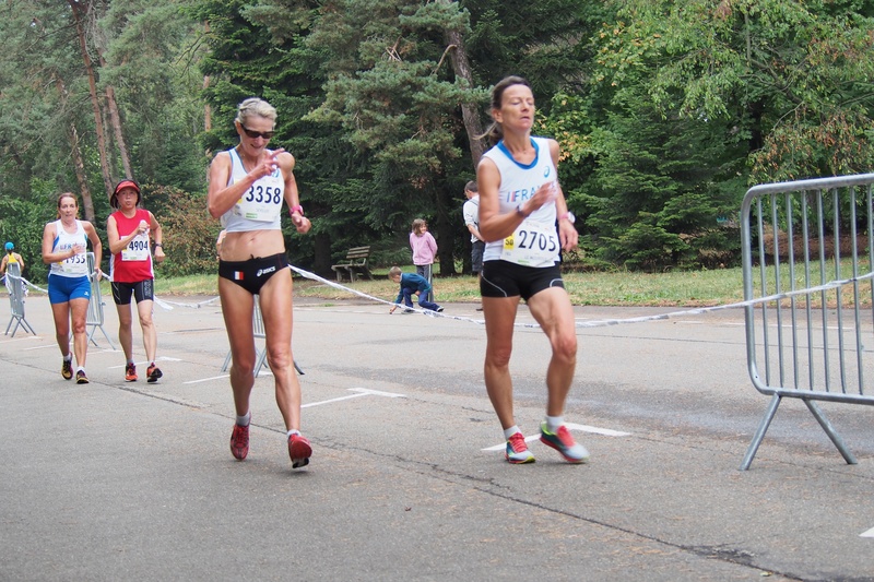 WMAC Lyon 2015, 10 août, 10km W50-64, Corinne Chapotot, Oi Ha Chow, Sylvie Sevellec, Annick Le Mouroux