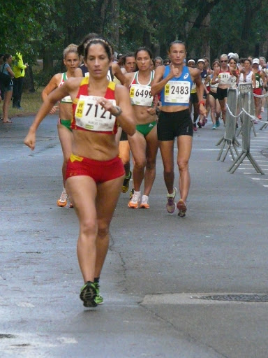WMAC Lyon 2015, 14 août, 20km W, Maria Dolores Marcos Valero, Sandra Silva, Caroline Guillard