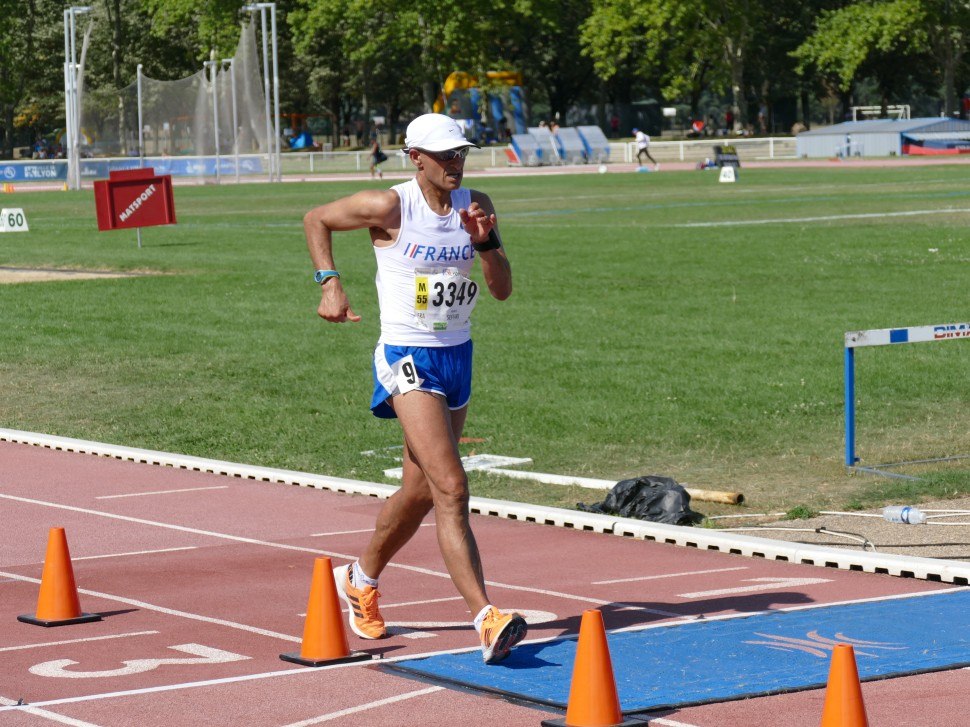 WMAC Lyon 2015, 6 août, 5000m M55, Abdelaziz Seffari (3349) #685