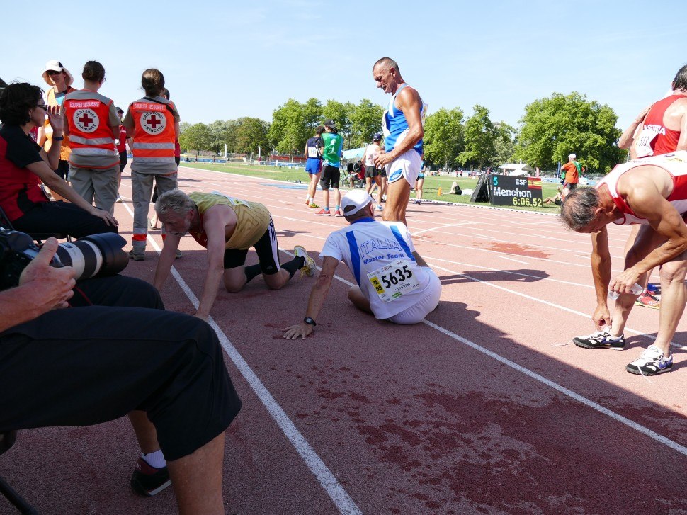 WMAC Lyon 2015, 6 août, 5000m M55, arrivée #697