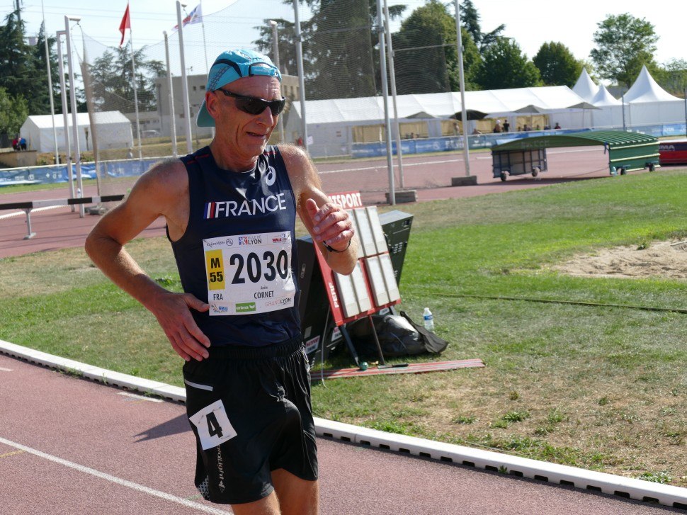 WMAC Lyon 2015, 6 août, 5000m M55a, André Cornet (2030) #830