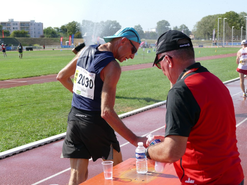 WMAC Lyon 2015, 6 août, 5000m M55a, André Cornet (2030), Jean-Louis Lafleur #845