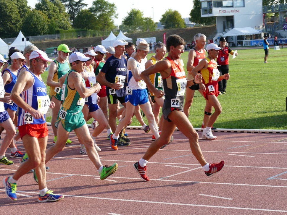 WMAC Lyon 2015, 6 août, 5000m M60, #10278