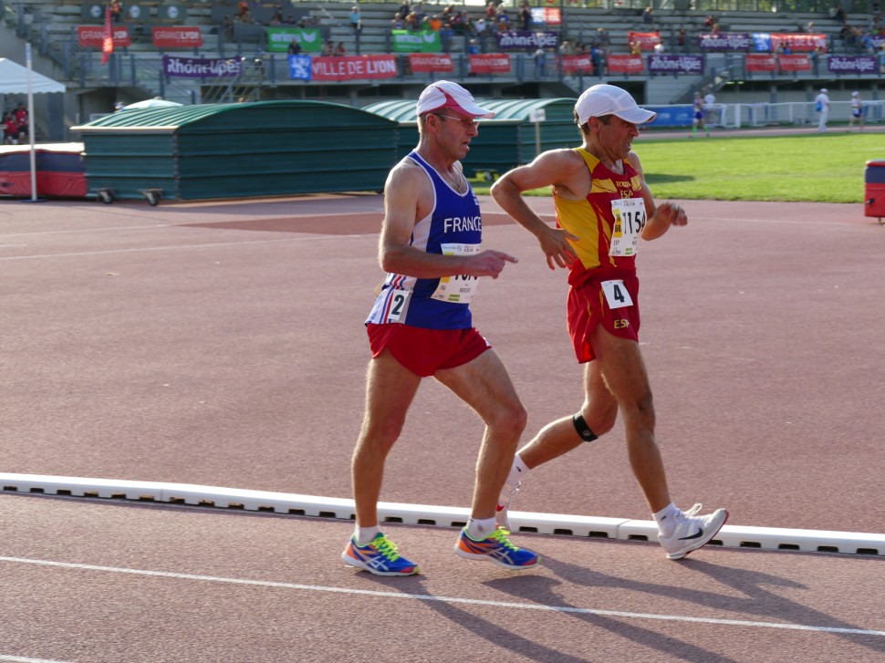 WMAC Lyon 2015, 6 août, 5000m M60, Patrice Brochot, Ignacio Melo (1154) (1878) #10407