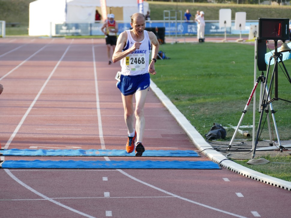 WMAC Lyon 2015, 6 août, 5000m M60, Dominique Guebey (2468) #10609