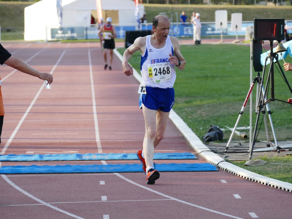 WMAC Lyon 2015, 6 août, 5000m M60, Dominique Guebey (2468) #10617