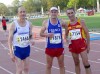 WMAC Lyon 2015, 6 août, 5000m M60, Patrice Brochot (1878), Dominique Guebey (2468), Ignacio Melo (1154) #10641 - l:100, h:74