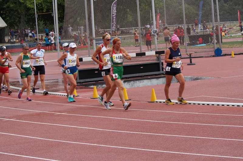 WMAC Lyon 2015, 7 août, 5000m W60, départ