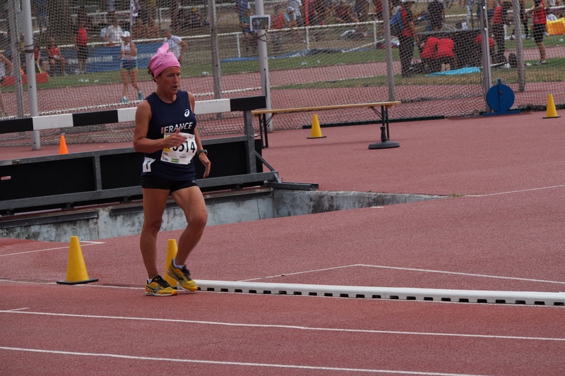 WMAC Lyon 2015, 7 août, 5000m W60, Janine Vignat-Piroux