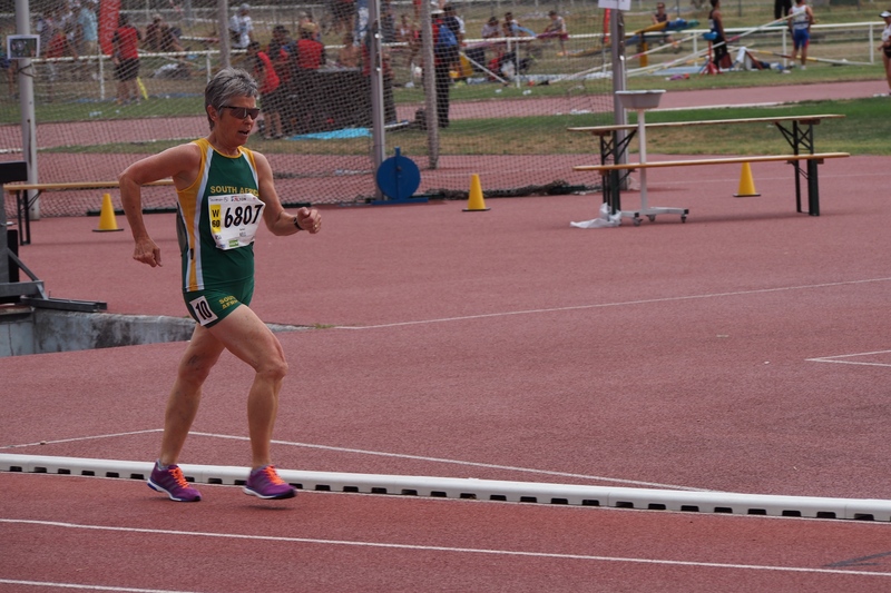 WMAC Lyon 2015, 7 août, 5000m W60, Barbara Nell