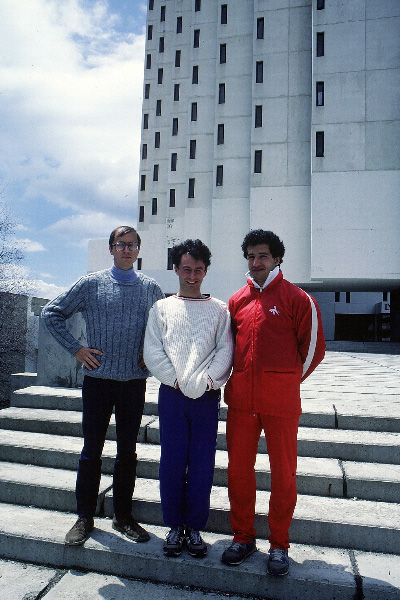 Dominique Guebey, Patrick Somelet, Djamel Boudebibah, Font-Romeu, juin 1984, #257 - l:400, h:600