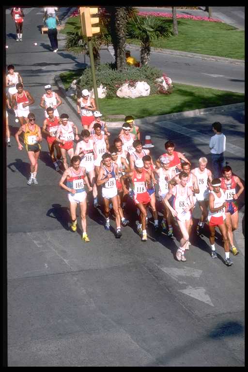 Barcelone 1989, marche 20km race walking, #2164
