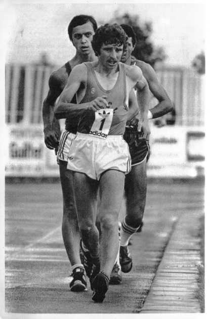 Dominique Guebey, the race walker