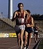 Dominique Guebey mène encore devant Gerard Lelievre (France 20km 1984 #288)