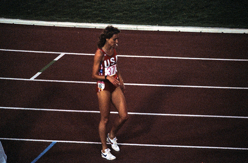 Mary Decker, 8 août, série du 3000m