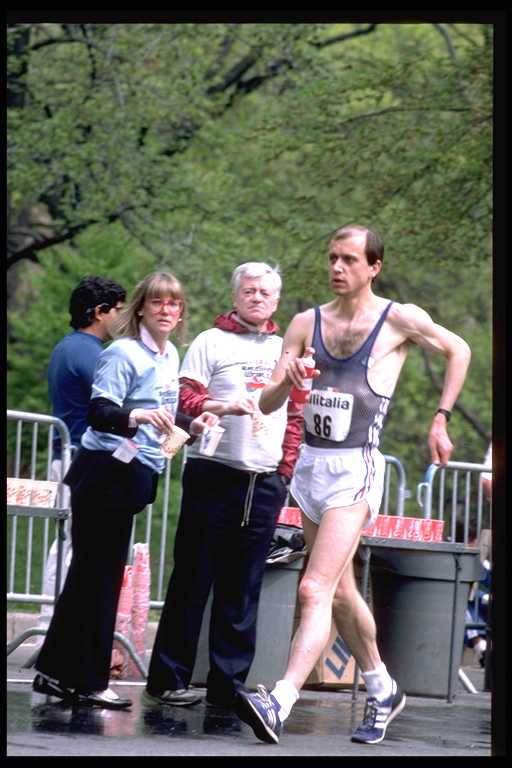 Dominique Guebey, the race walker