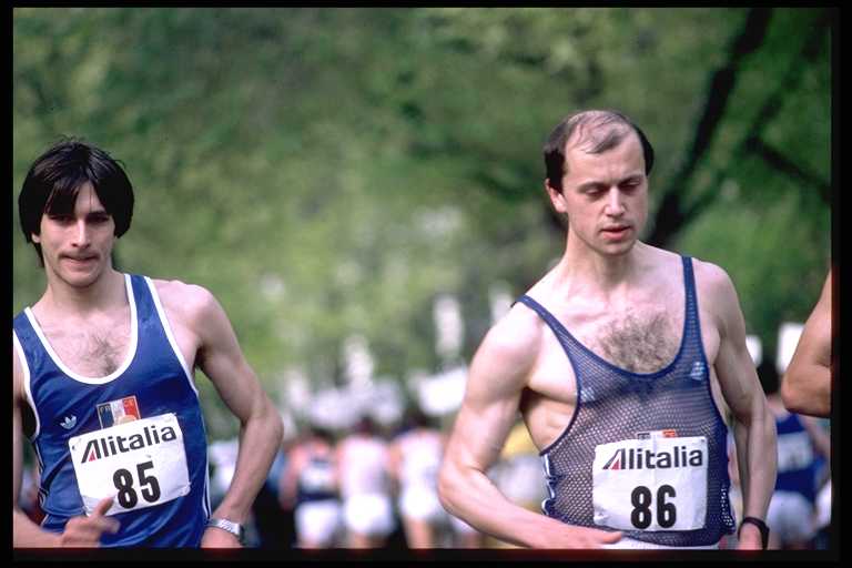 Dominique Guebey, the race walker