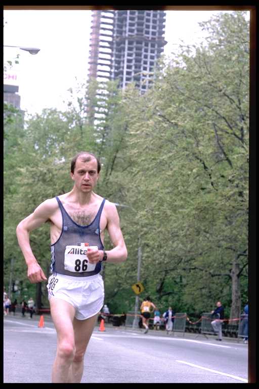 Dominique Guebey, the race walker