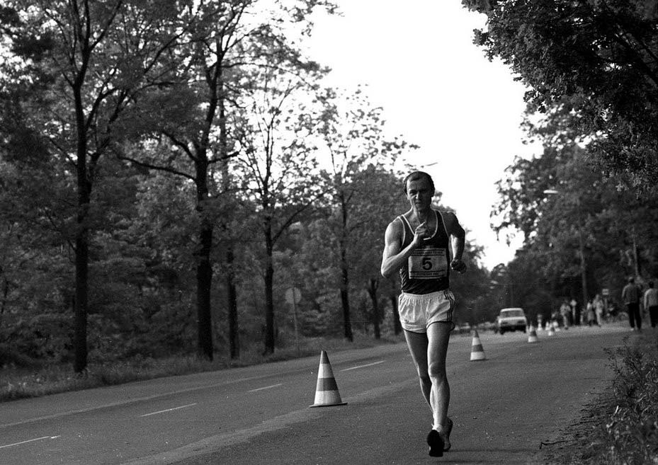 Dominique Guebey, the race walker