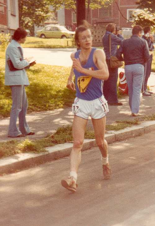 Dominique Guebey, the race walker