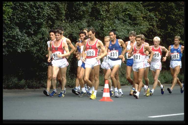 Stuttgart 1986, le 20km marche, #1499