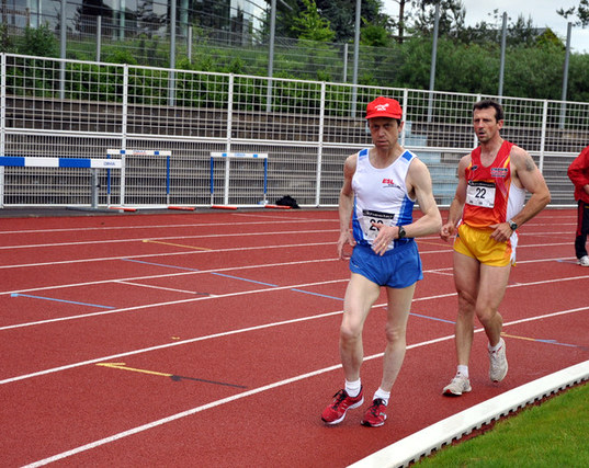 Dominique Guebey, the race walker