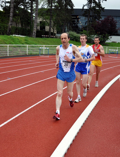 Dominique Guebey, the race walker