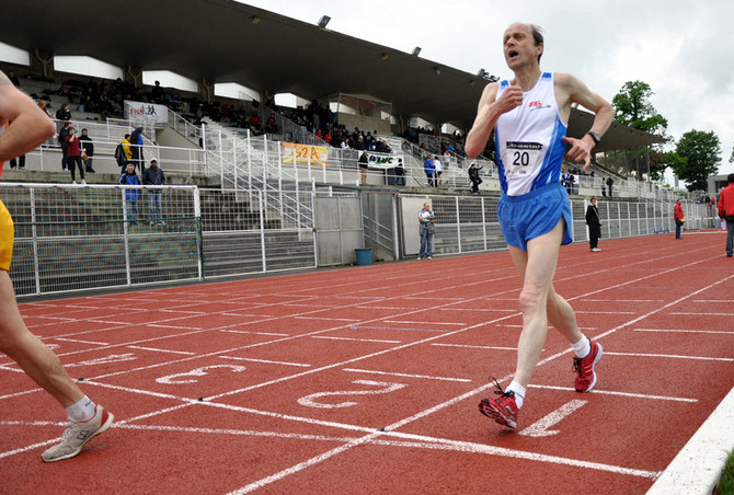 Dominique Guebey, the race walker