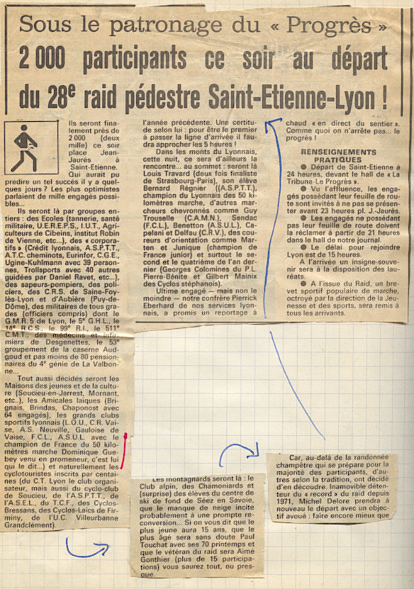 « 2000 participants ce soir au départ du 28e raid pédestre Saint-Étienne-Lyon ! » w:584, h:831, 226275, JPEG « 2000 participants ce soir au départ du 28e raid pédestre Saint-Étienne-Lyon ! » w:584, h:831, 226275, JPEG