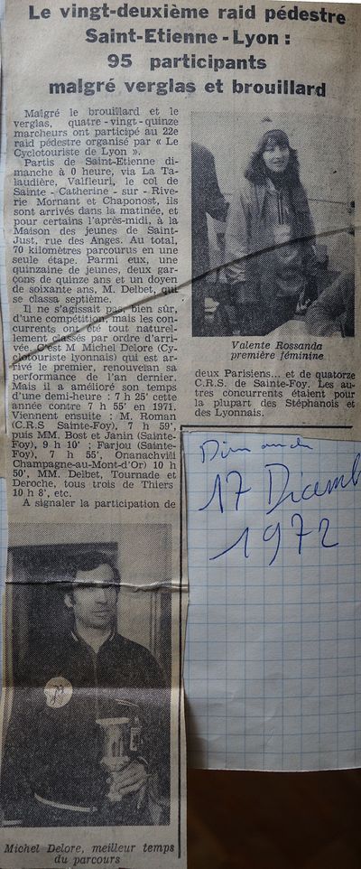 SaintéLyon 1972, article Le Progrès de Lyon w:400, h:962, 136674, JPEG SaintéLyon 1972, article Le Progrès de Lyon w:400, h:962, 136674, JPEG