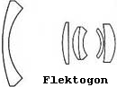 Schema optique Carl Zeiss Jena Flektogon 2.8/35 l:130, h:97 Schema optique Carl Zeiss Jena Flektogon 2.8/35 l:130, h:97