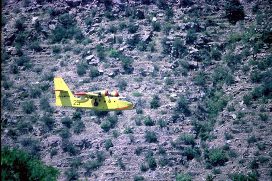 Canadair, objectif 200mm Minolta MD l:900, h:600 Canadair, objectif 200mm Minolta MD l:900, h:600