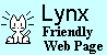 image Lynx friendly web page with cat w:98, h:50