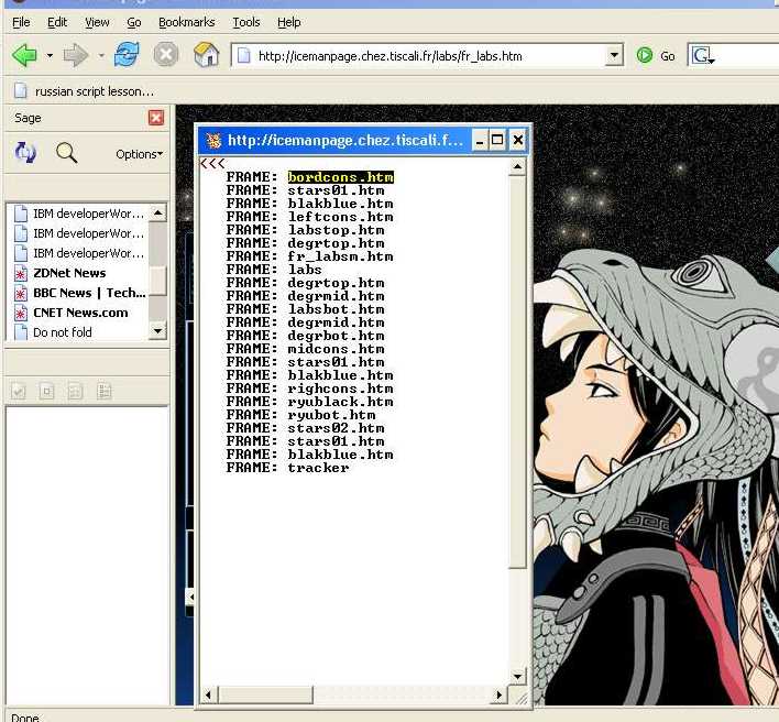 Page html avec frames l:708, h:656 Page html avec frames l:708, h:656