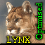 Lynx Optimised graphic with image of a Lynx l:64, h:64